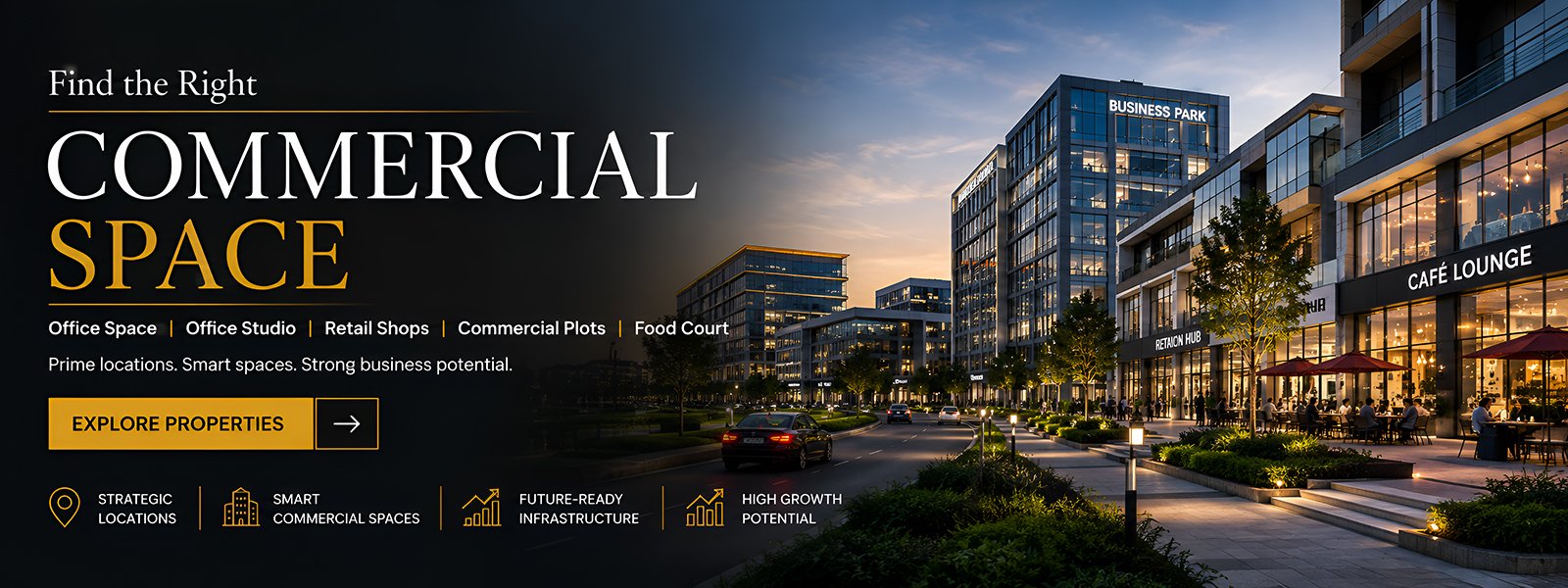 Premium Office Spaces & Commercial Property for Sale in Noida Extension & Noida Expressway
