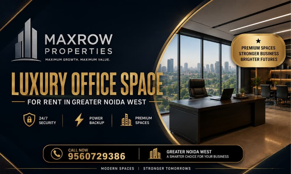 Luxury Office Space for Rent in Greater Noida West with 24/7 Security & Power Backup
