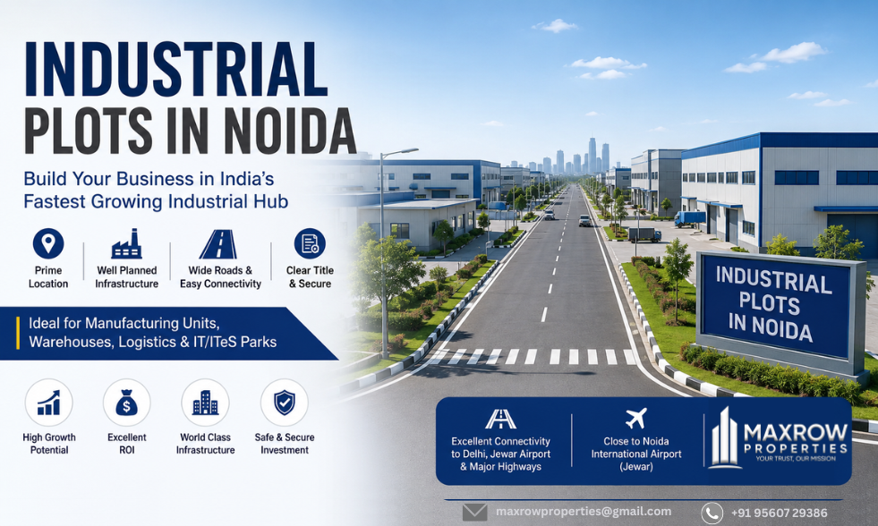 Noida Industrial Plots: Prime Locations for Manufacturing, Logistics & Warehousing