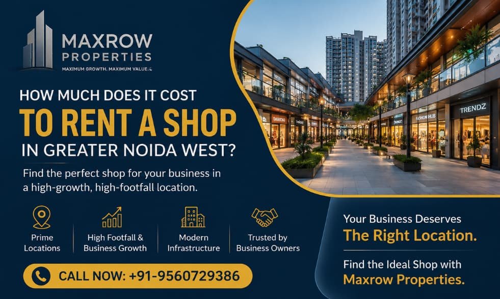 How Much Does It Cost to Rent a Shop in Greater Noida West?