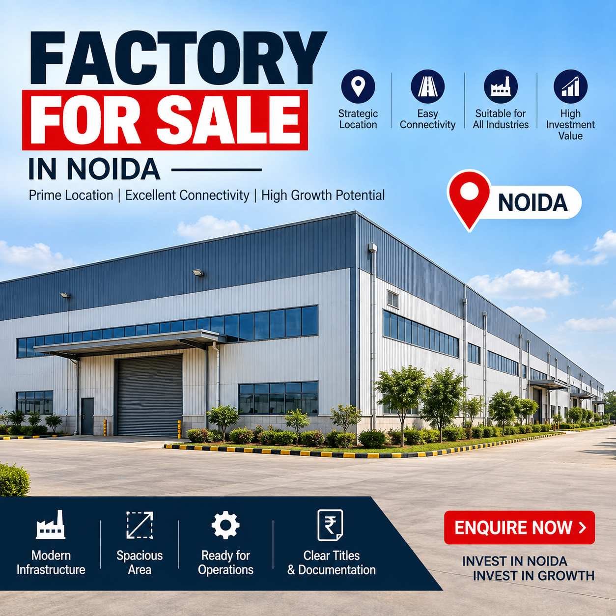 Noida Factory for Sale