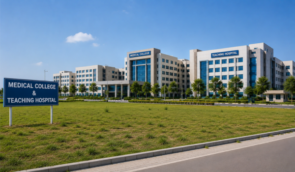 Plots at the Medical College and Teaching Hospital