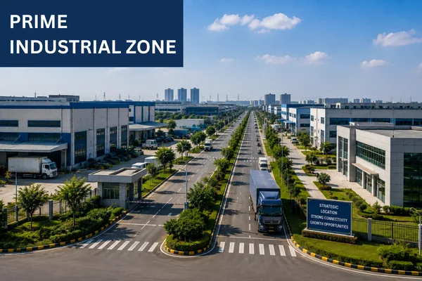 10000 Sq.m Sq.m Large Format Industrial Land Parcel in Factory For Sale In Hosiery Complex Noida