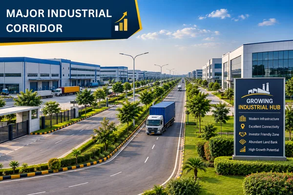 19793 Sq.m Sq.m Large Format Industrial Land Parcel in Factory For Sale In Hosiery Complex Noida
