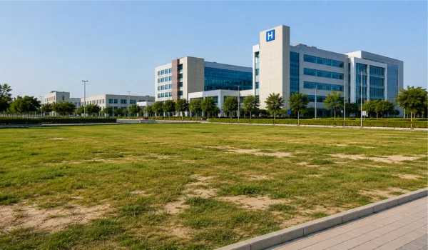1000 Sq.m Nursing Home Plot in Hospital & Healthcare Institutional Land In Sector 4 & 16B Greater Noida