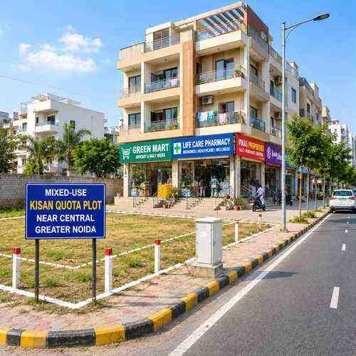 250 sqm Sq.m Corner Residential Land Parcel in 6 Percent Plot In Zeta 1 Greater Noida