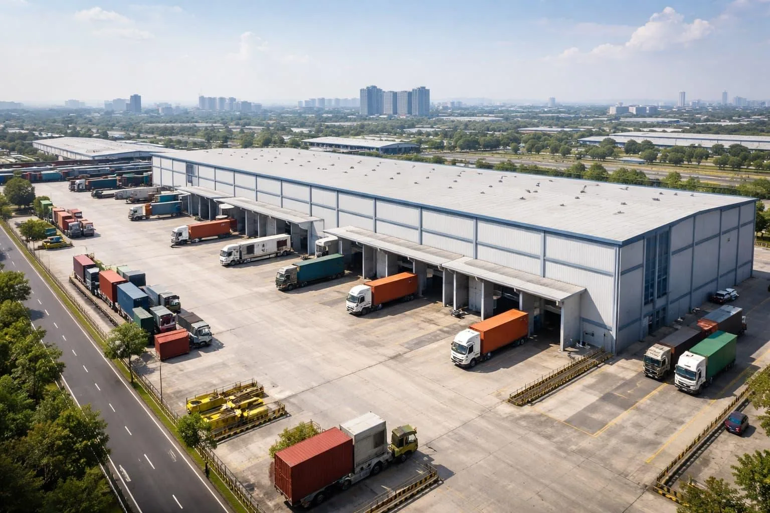 150000 sq ft Sq.m High-Bay Logistics Distribution Center in Warehouse For Rent In Ecotech 3 Greater Noida