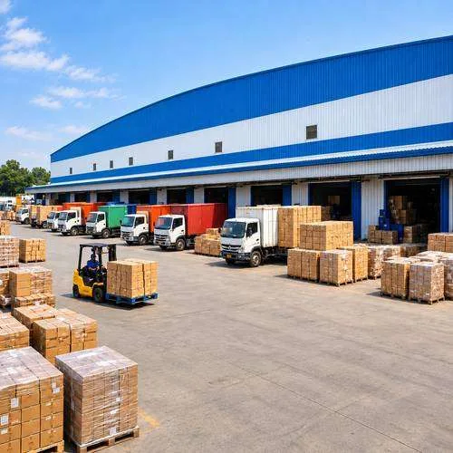 7500 sq ft Sq.m PEB Warehouse with Dock Levelers in Warehouse For Rent In Ecotech 1 2 6 10 11 12