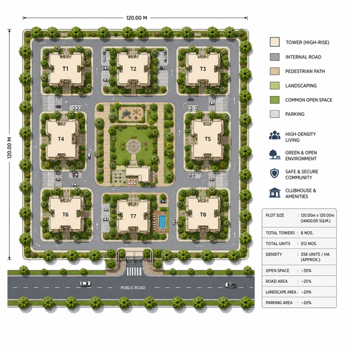 Expressway Luxury High-Rise Group Housing Plot